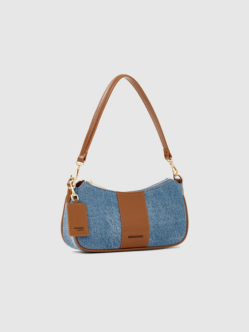Bella Denim Shoulder Bag